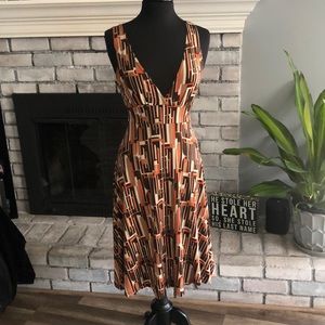 Beautiful v-neck summer dress